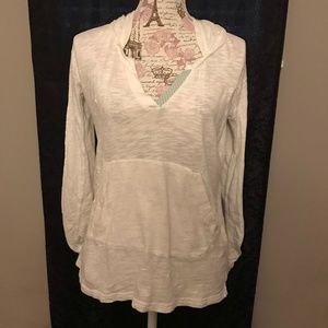 Anthropologie Saturday Sunday  White Hoodie